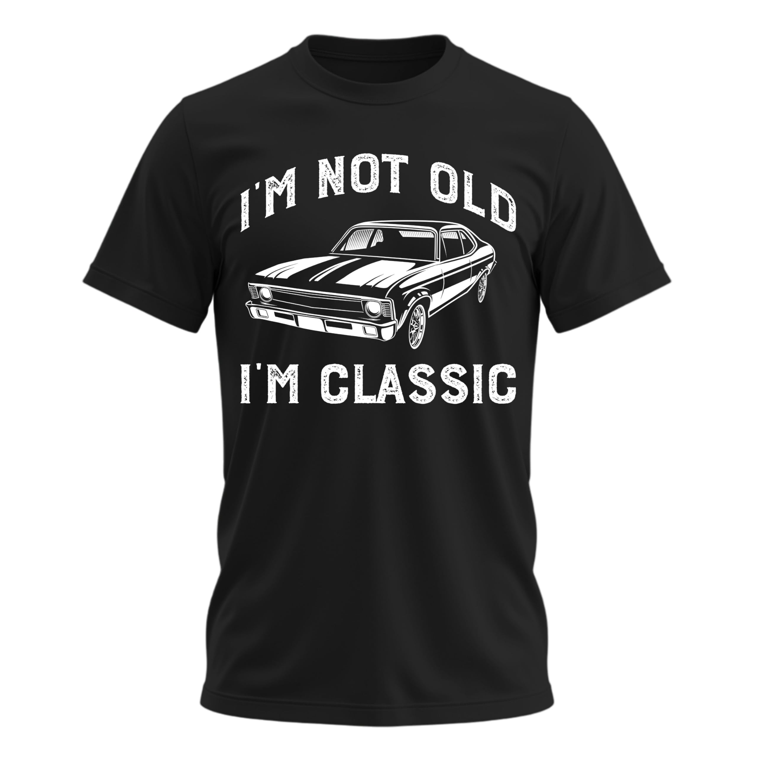 I'm Not Old I'm Classic T-Shirt Funny Car Graphic Tee Vintage Retro T Shirts for Mens Birthday Presents for Dad