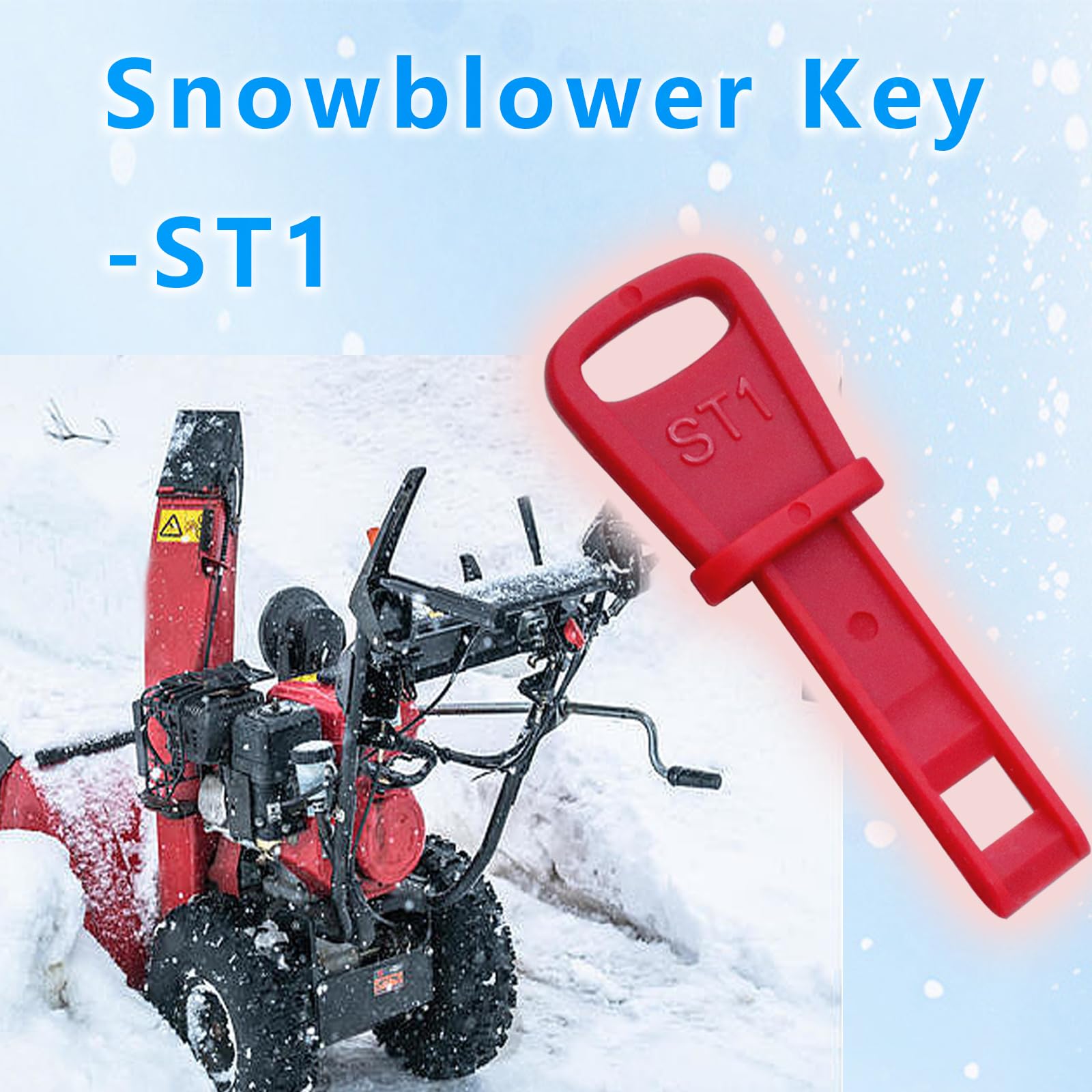 Clés De Souffleuse à Neige – Lot De 4 Clés Rouges, Compatibles SnowMaster, Toro, Power Max (réf. 951-10630, 117-7728...)