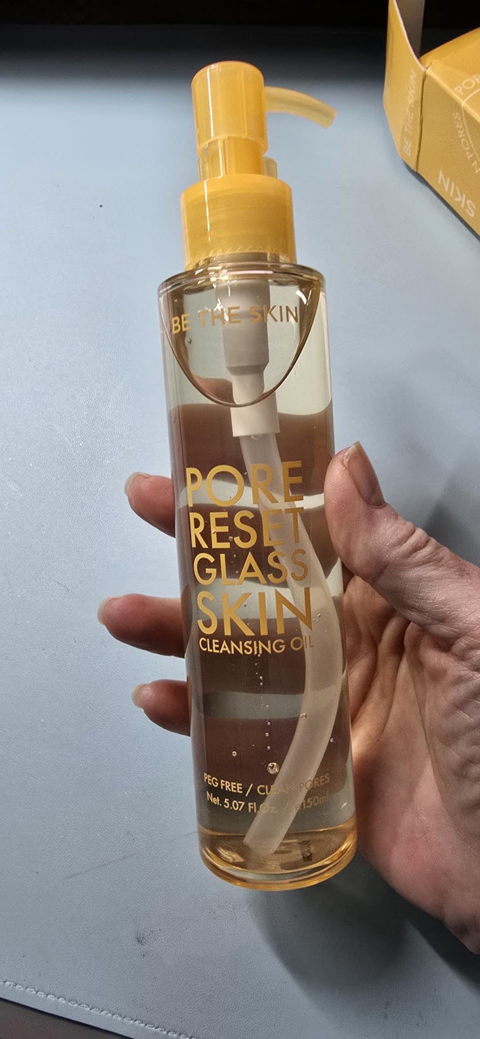 BE THE SKIN Glass Skin Cleansing Oil - 7 Plant Oils + Centella Exosomes & Squalane, Melts Waterproof Makeup & Blackheads, Lightweight Fast-Emulsifying Formula for All Skin Types | 5.07 fl oz
