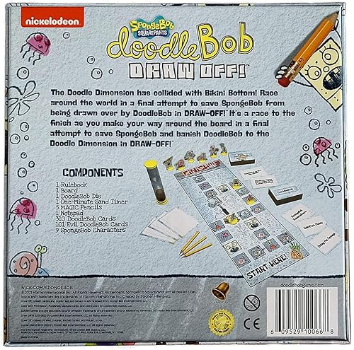 Miniatura 3 de Nickelodeon Bob Esponja Doodlebob Juego de mesa