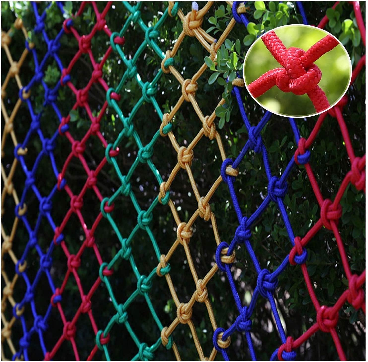 Seilnetz für Garten- und Spielplatzsicherheit, Haustierschutz Außennetz, dekoratives Deckennetz, Geländer und Treppenzaun Sicherheitsbarriere