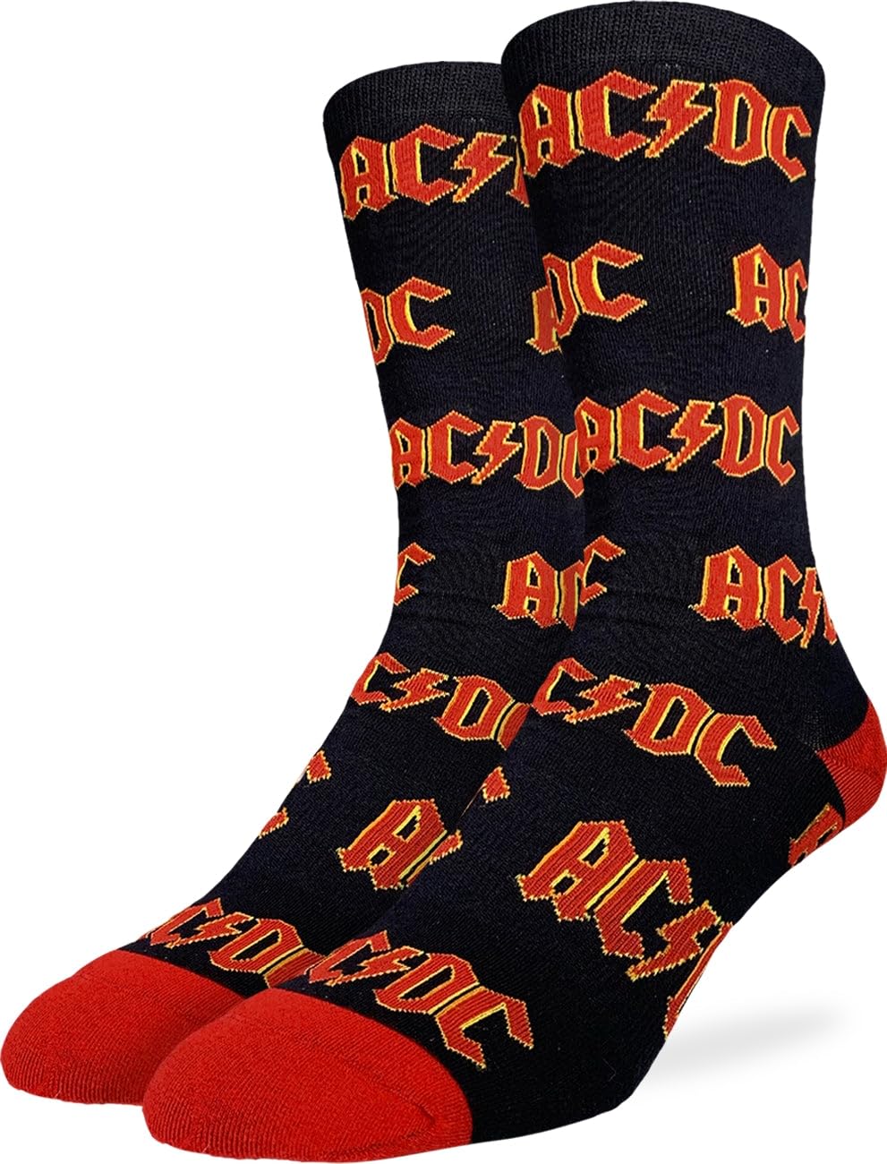 Good Luck Sock Men's AC/DC Band Socks, Adult, Ac/Dc, Logo, One Size