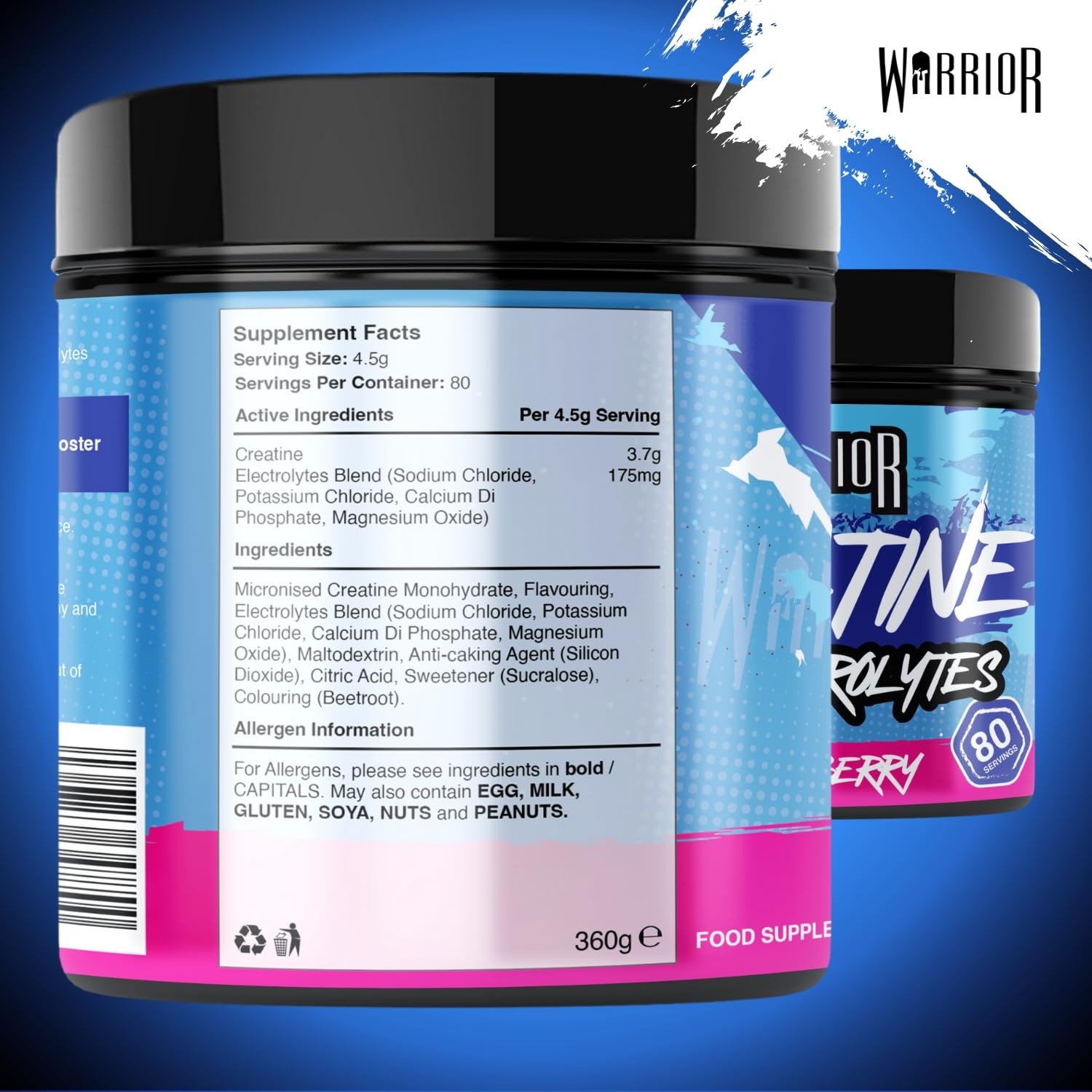 RAW Nutrition Creatine Monohydrate Powder, Unflavored (30 Servings) - Micronized Creatine - View #3