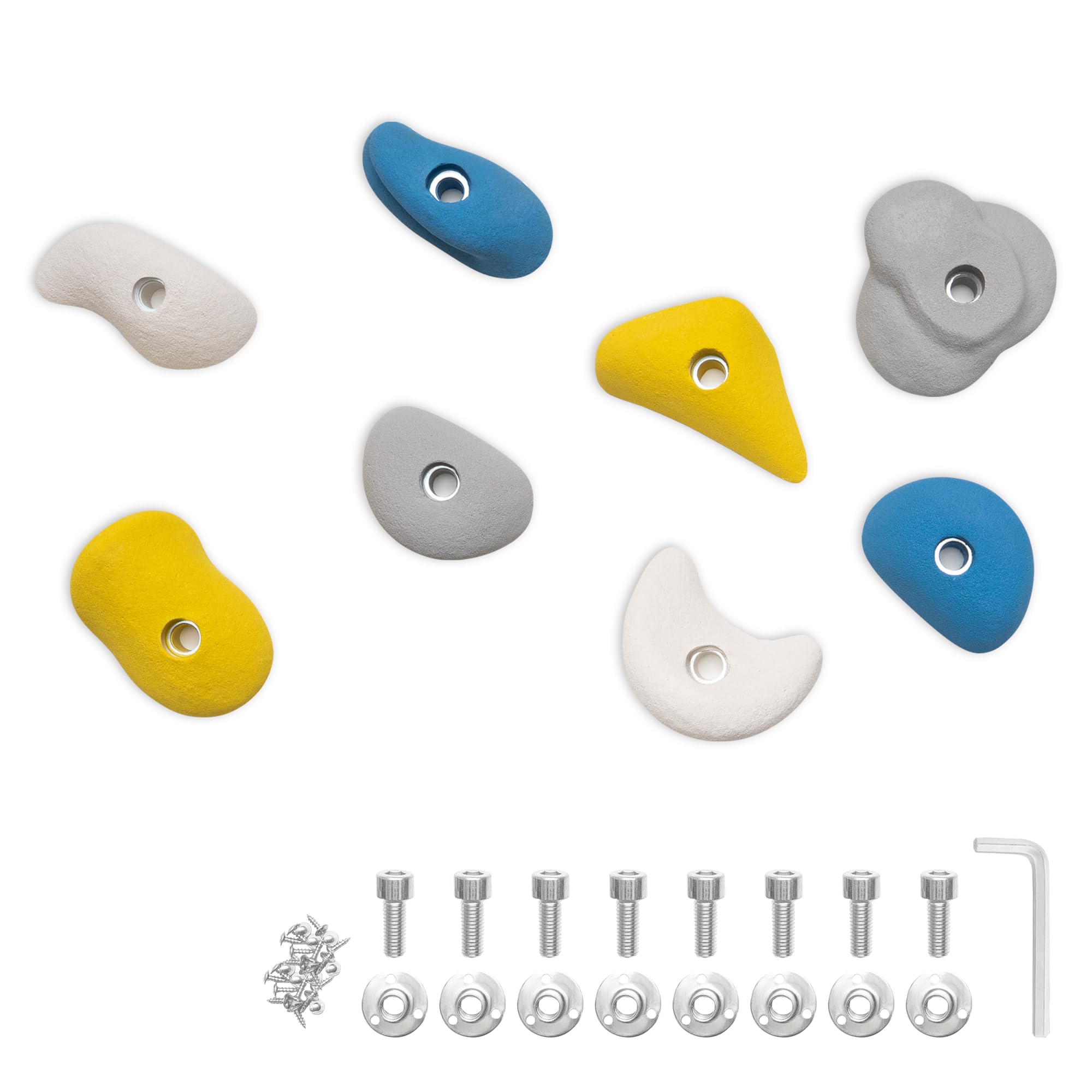 MAMOI® Climbing wall holds for kids 4/8 pcs | Climbing stones | Climbing holds for kids | Kids Climbing Holds | Rock Climbing Holds | Climbing Wall Holds | Climbing Holds for Wall | Made in EU