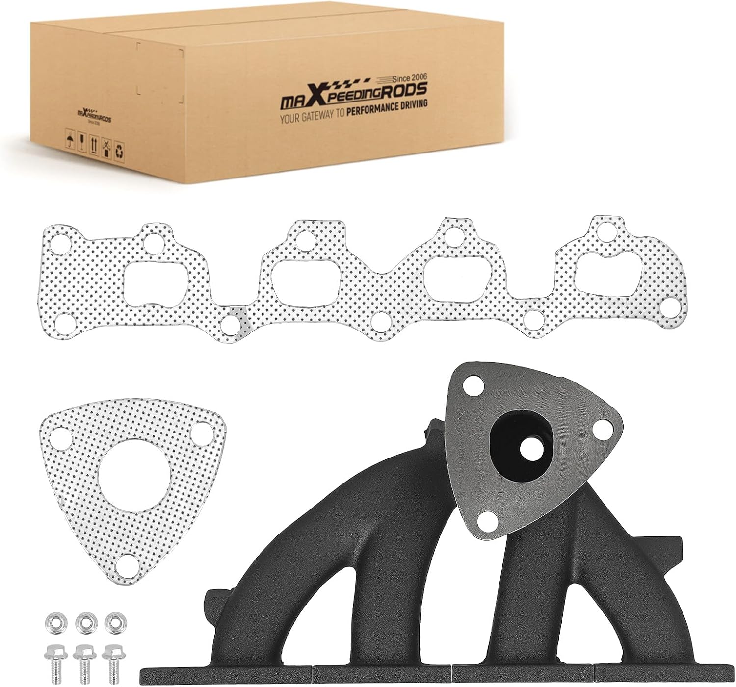 maXpeedingrods Exhaust Manifold Kit 674-773 with Gaskets Nuts Bolts for Chevrolet Equinox GMC Terrain 2015-2017 L4 2.4L, 12672285 12656404 674773