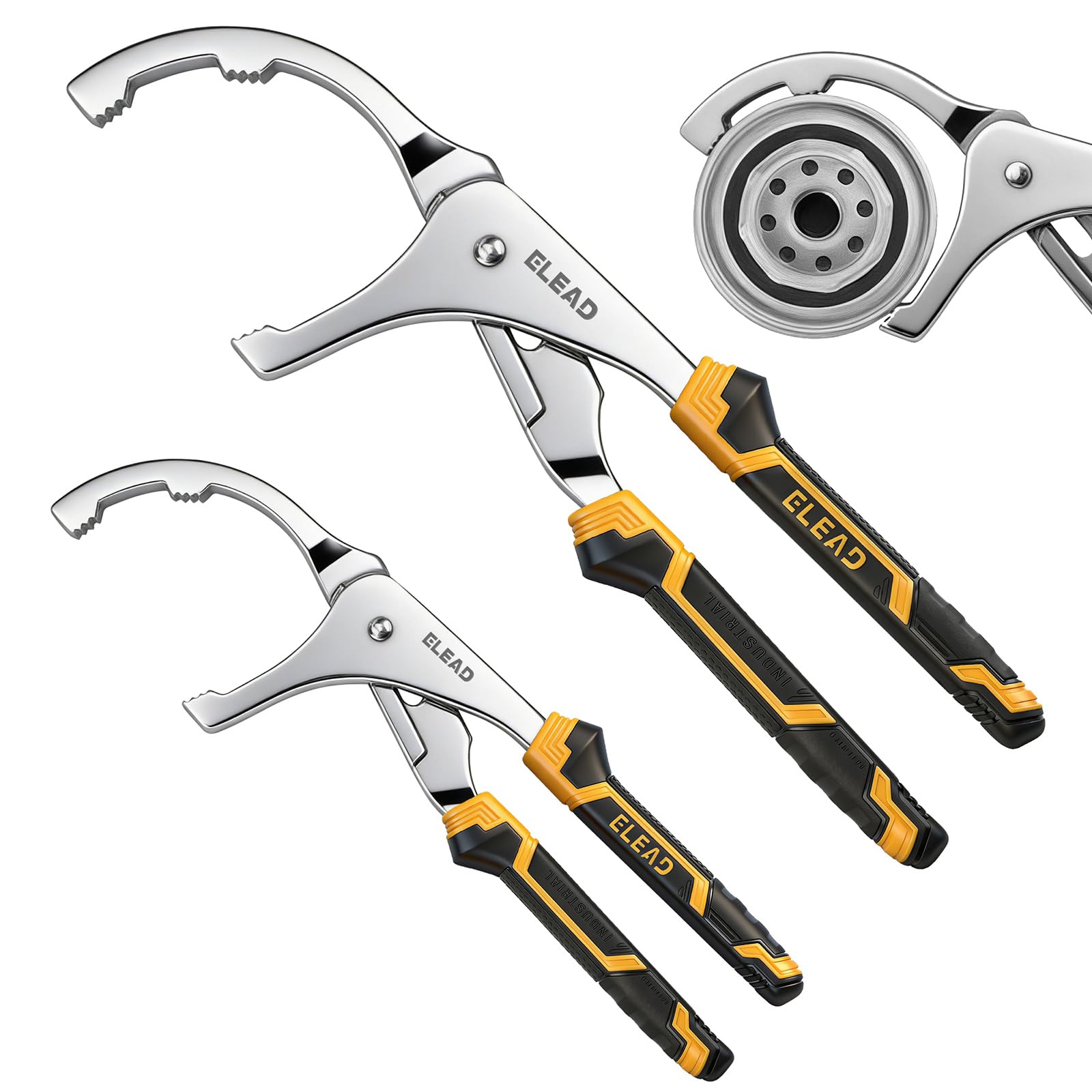 ELEAD Adjustable Oil Filter Wrench Set
