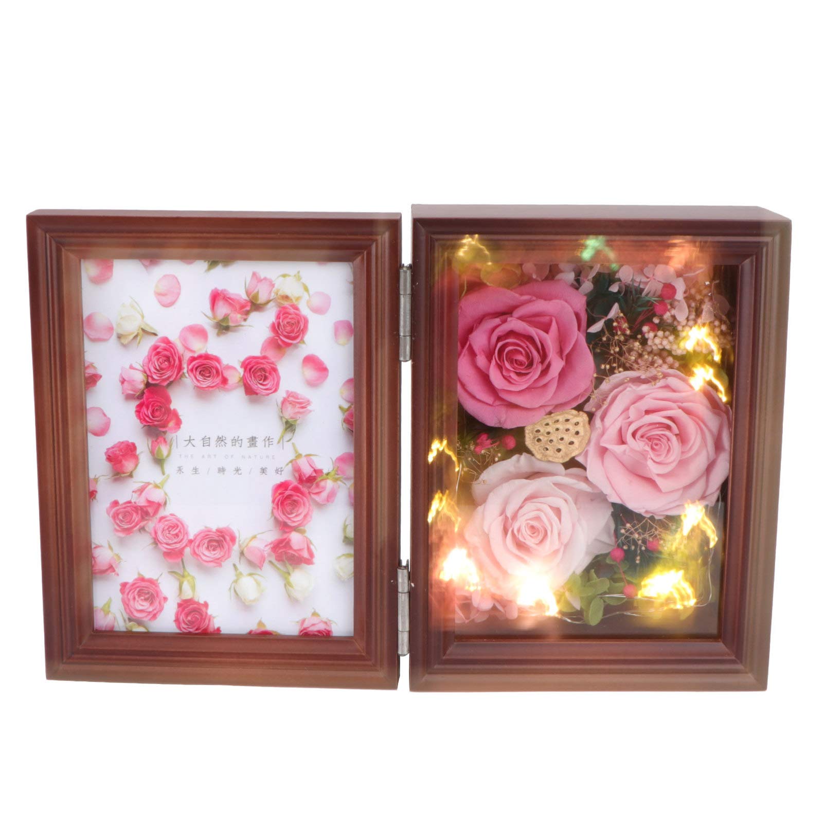 けになりま BESTOYARD Forever Rose Picture Frame Preserved Eternal Real