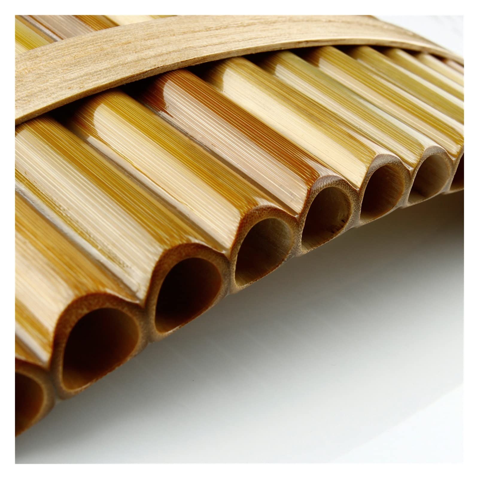 Flûte pan Instrument À Vent En Bois À Flûte De Pan À 18 Tuyaux En Fa Instruments à vent traditionnels