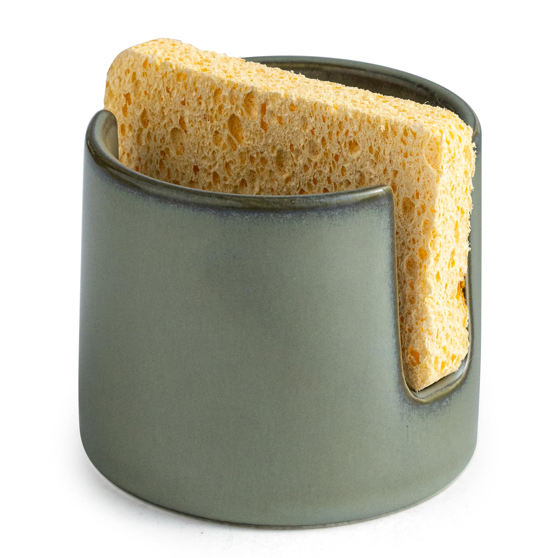 Photo 1 of Zoeeker Ceramic Sponge Holder - Dark Green