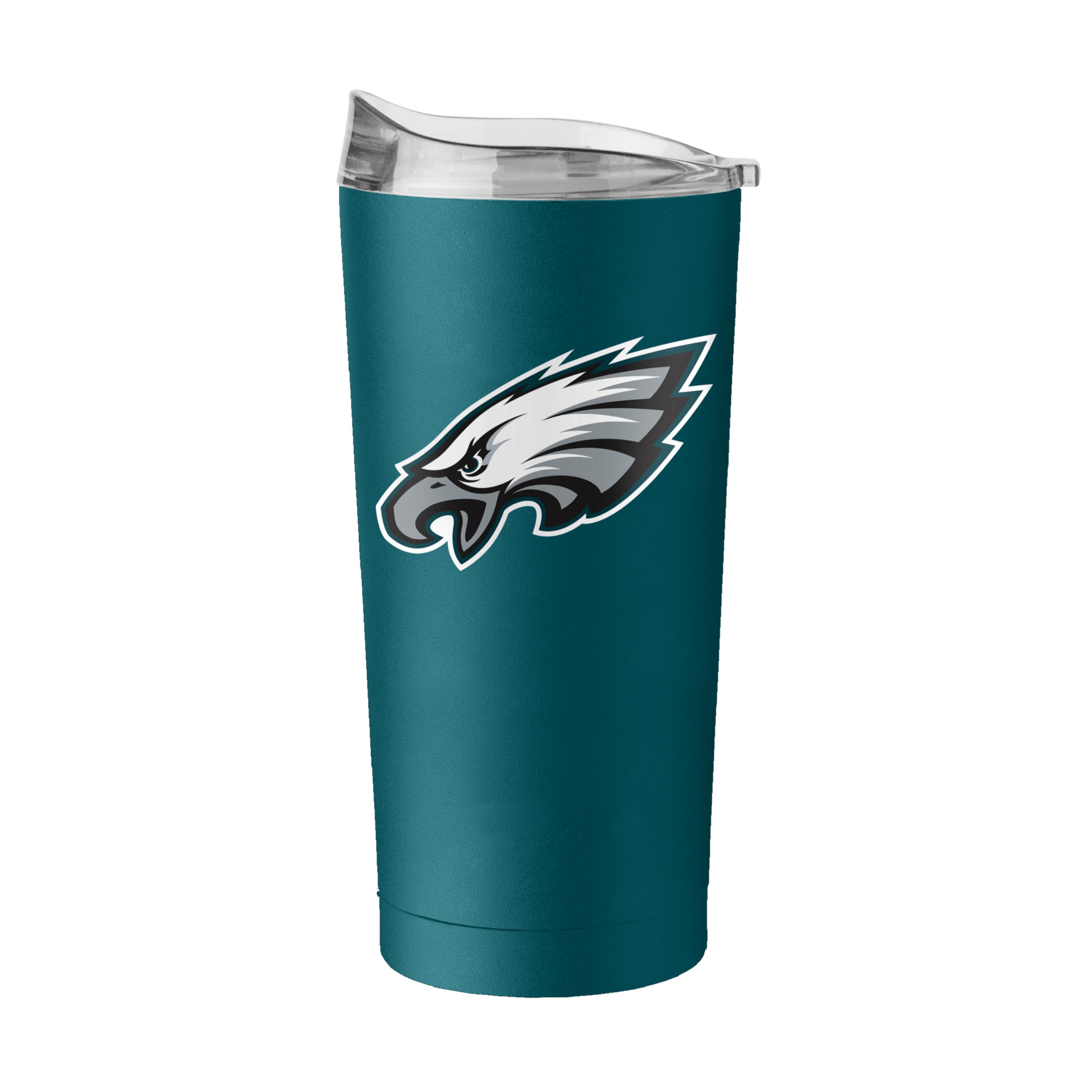 FANMATS NFL Philadelphia Eagles 20 oz Stainless Steel Tumbler — Powder-Coated | 20 Fluid Ounces | Vacuum Insulated | Team Color