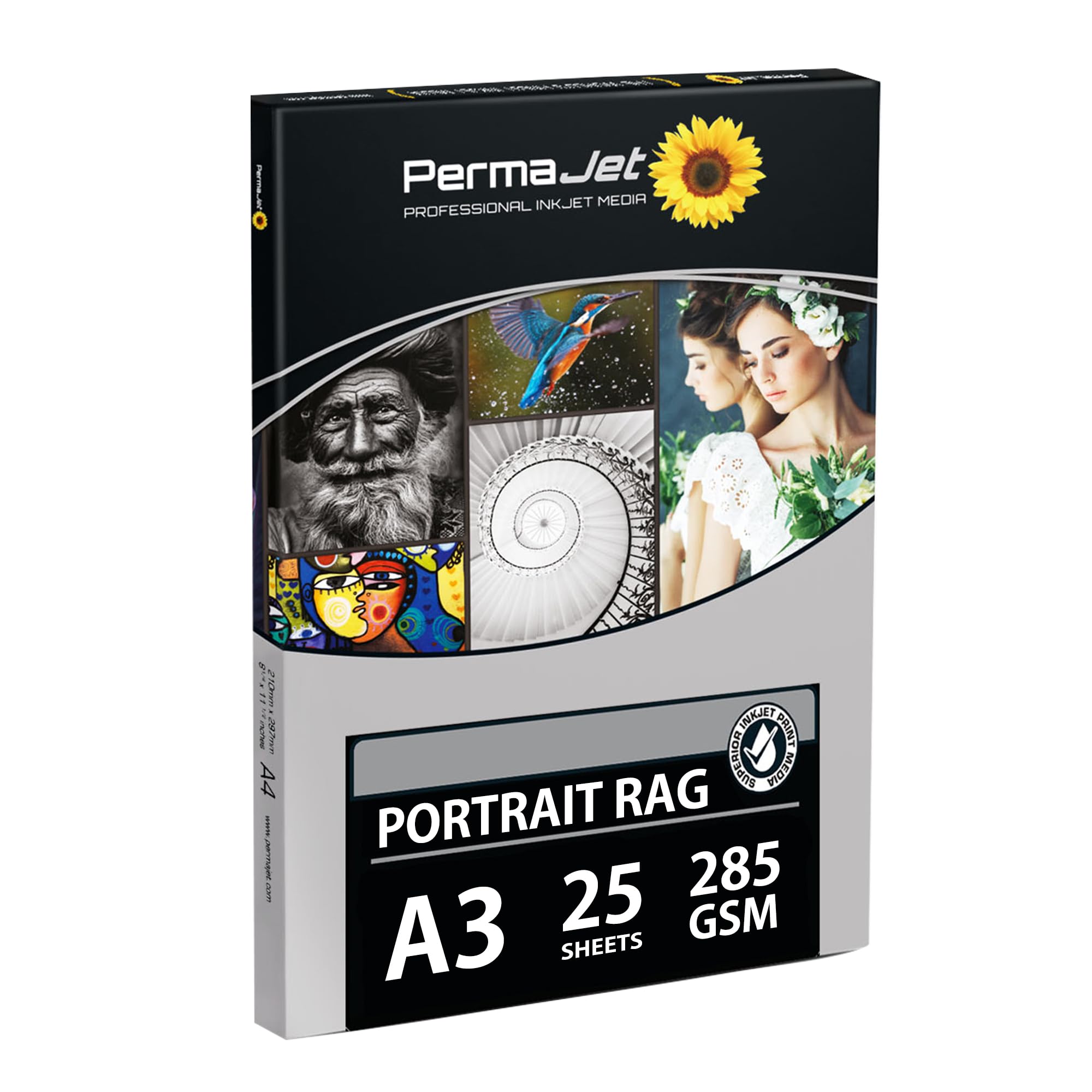 Permajet Portrait White Photo Paper - 25 Sheets - A3