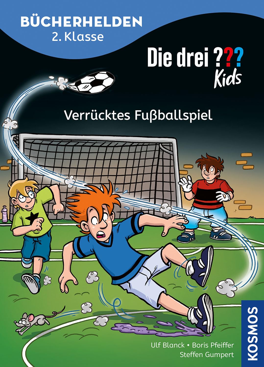 Die drei ??? Kids, Bücherhelden 2. Klasse, Verrücktes Fußballspiel: Gut lesen können - Kinderbuch für Erstleser ab 7 Jahren - Spannende Detektivgeschichten mit Justus, Peter und Bob
