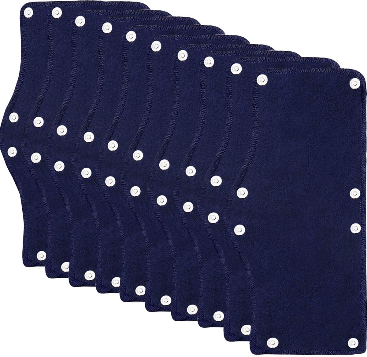 Cotton Hard Hat Sweatband Reusable Terry Cloth Snap-On Sweatband Liner Washable Hard Hat Accessories