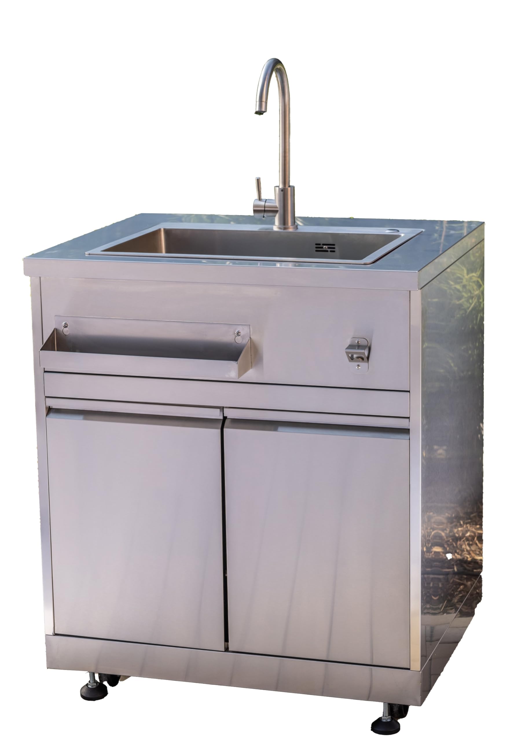 Ondis24 Edelstahlspüle mit Unterschrank für Outdoor-Küche