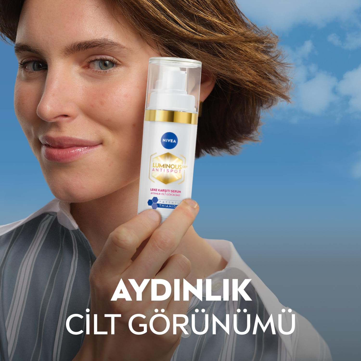 NIVEA Luminous630 Thiamidol Etkili Leke Karşıtı Cilt Serumu 30ml, Hyaluronik Asit, Cilt Tonu Eşitleyici,Aydınlık Görünüm