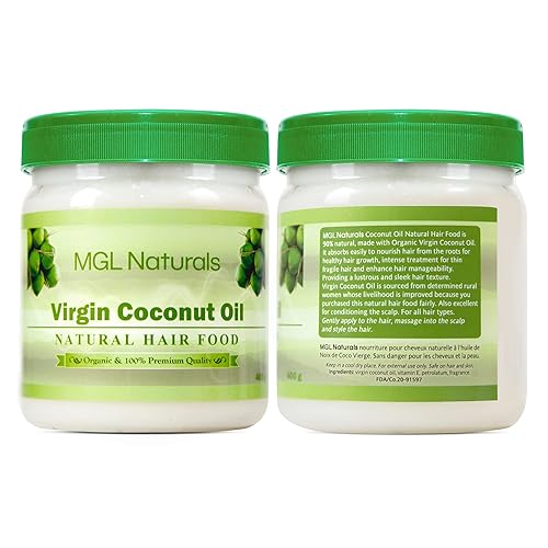 Miniatura 3 de Aceite de coco virgen natural para el cabello. Crecimiento del cabello | Nutrición y manejabilidad del cabello | Cabello grueso brillante que crece