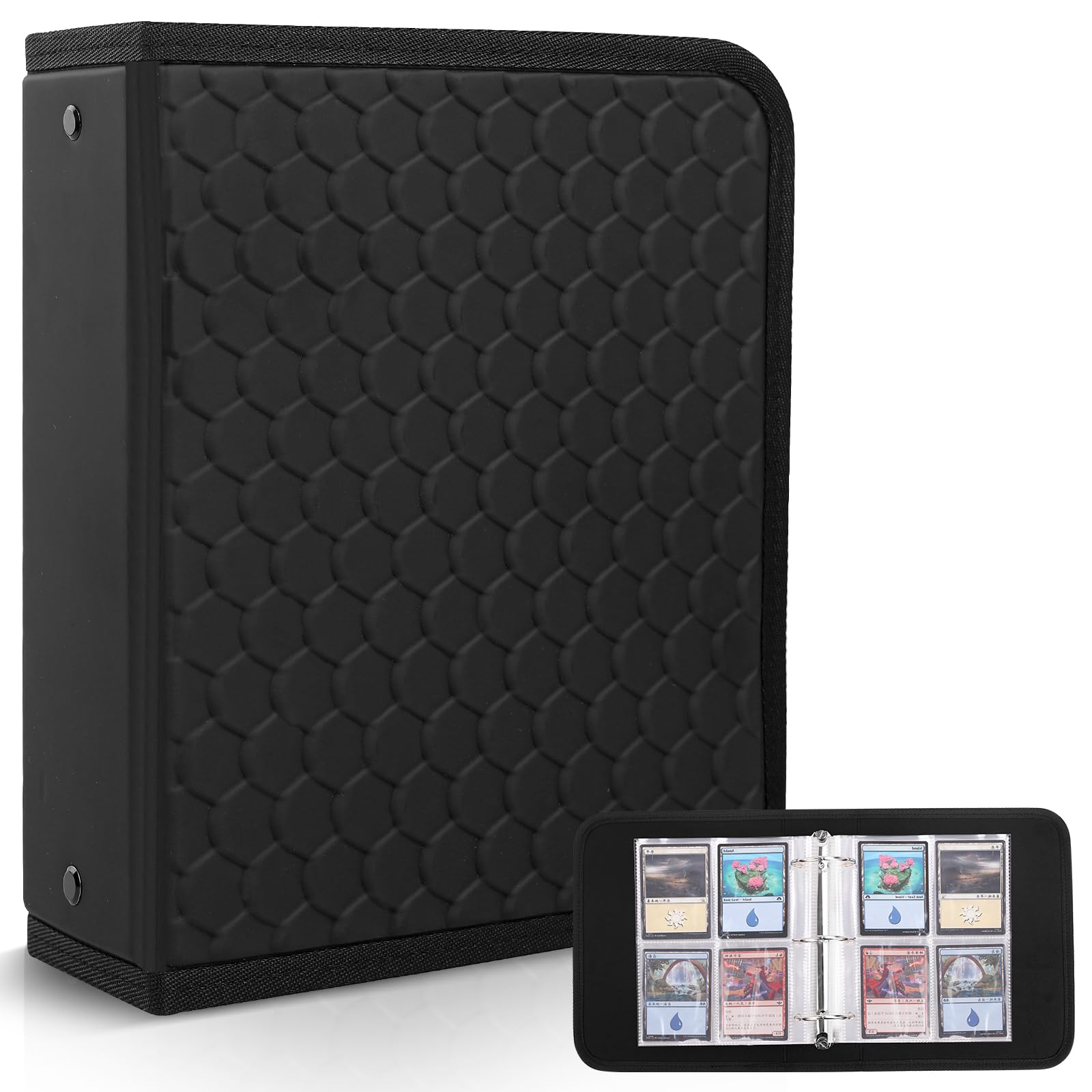 Classeur pour cartes à collectionner - Album porte-cartes 4 poches grand volume imperméable