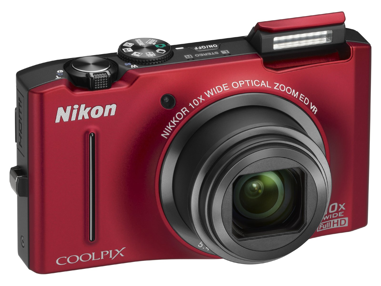 Amazon | Nikon デジタルカメラ COOLPIX S8100 フラッシュレッド 