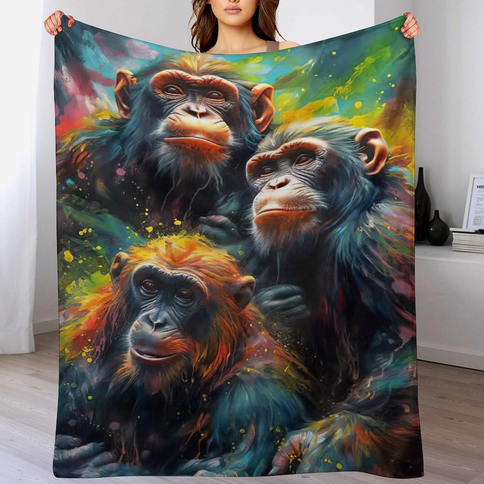 Couverture de singe polaire haut de gamme au toucher soyeux unique