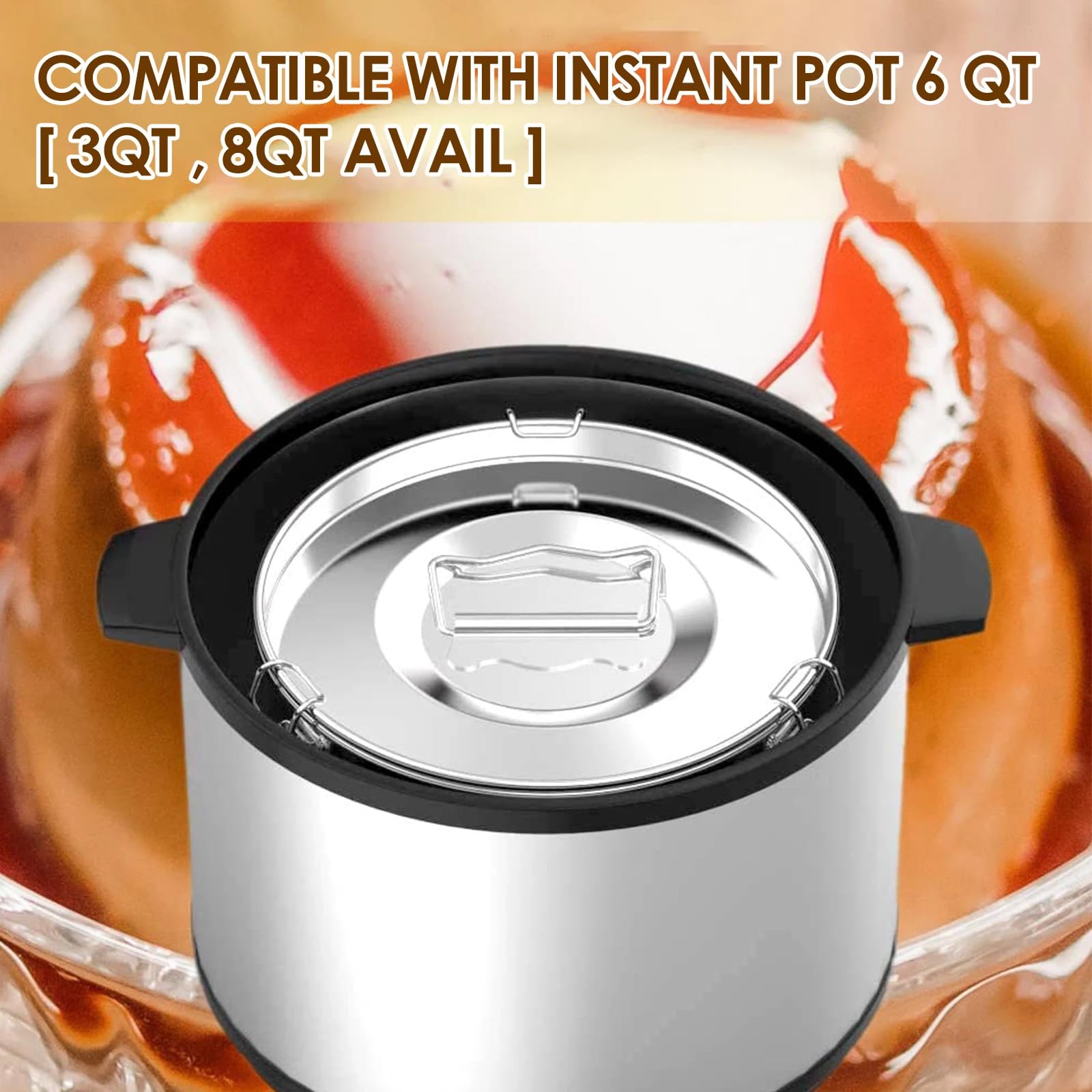 Molde redondo de acero inoxidable para flan con tapa y para cocinar uniformemente distribución del calor, resistente a la oxidación, tartas de queso