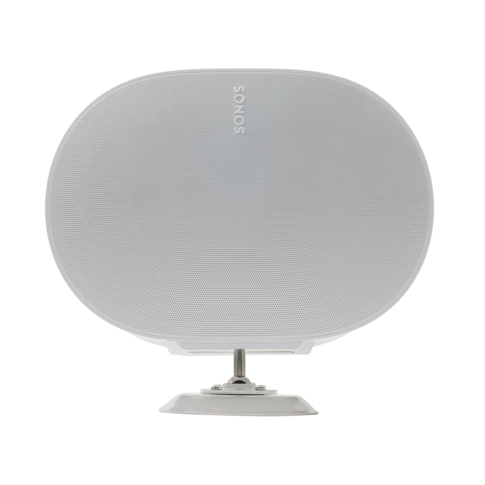 shinar Metal Desktop Speaker Stands,Table Desk Stand Compatible with Sonos Era 300 with Adjustable Swivels up to 360° / Tilts -70° / +70° Table Mount Holder Accessories for Sonos 300 (1-Pack, White)