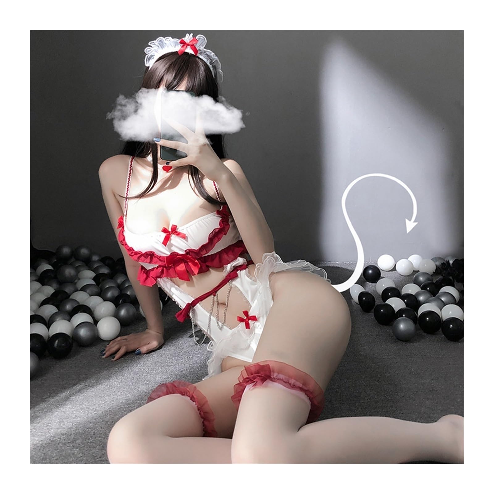 Lingerie sexy Sweetheart Morbida sorella Uniforme Infermiera siamese Pizzo Lingerie sexy Body Body Suit Sexy