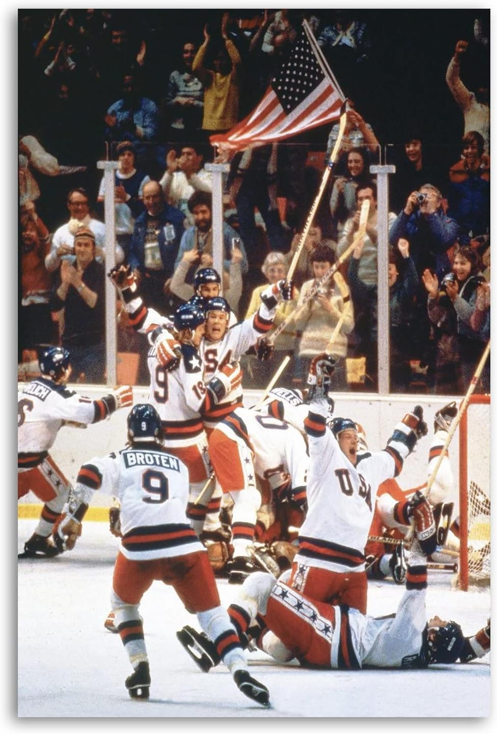 LME 1980 OLYMPIC HOCKEY MIRACLE ON ICE OLYMPIC Canvas Art Poster And Wall Art Picture Print Modern Family Bedroom Decor Posters 16x24inch(40x60cm)