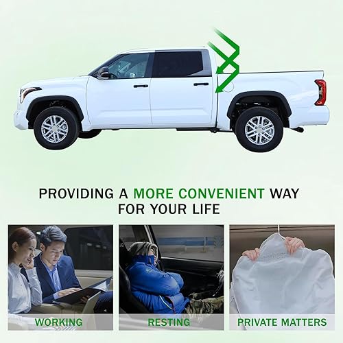 Miniatura 4 de LLKUANG 100 % de protección contra insectos para Toyota Tundra 2007-2025, cortinas de malla transpirable para puertas y ventanas, mosquiteras para