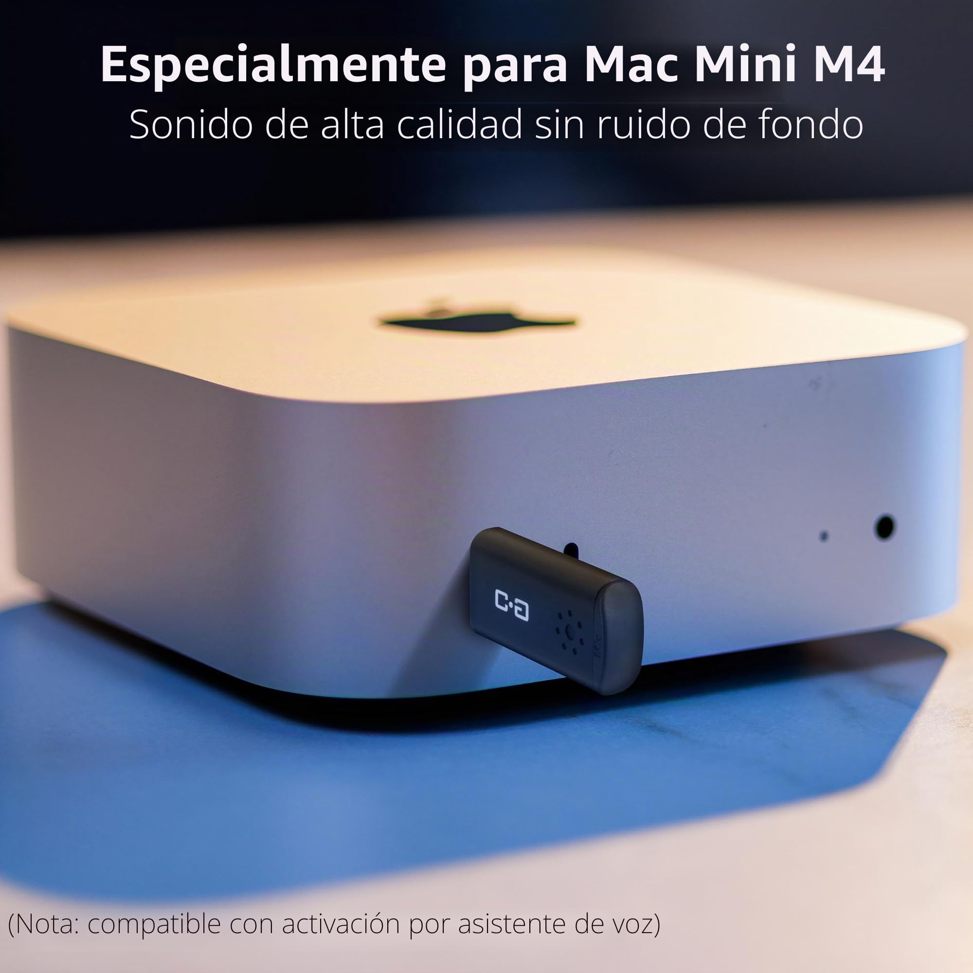 DUNGZDUZ Mini micrófono USB C para Mac Mini M4/M4 Pro y MacBook | Micrófono Condensador Plug and Play, Compacto y portátil, Audio Claro para Trabajo y Estudio