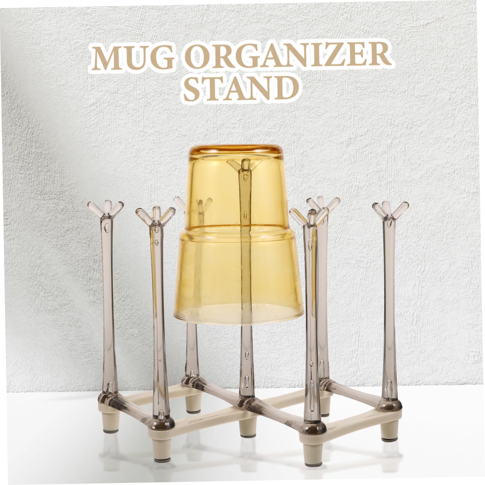 MAGICLULU 3 Piezas Rejilla De Secado De Drenaje Taza Portavasos De Cafe Para Encimera Tendedero Para Biberones De Cocina Portavasos Casero Soporte De Botella De Agua El Plastico