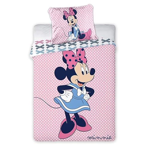 Disney Minnie Mouse 118 Biancheria da letto per bambini 100 x 135 cm