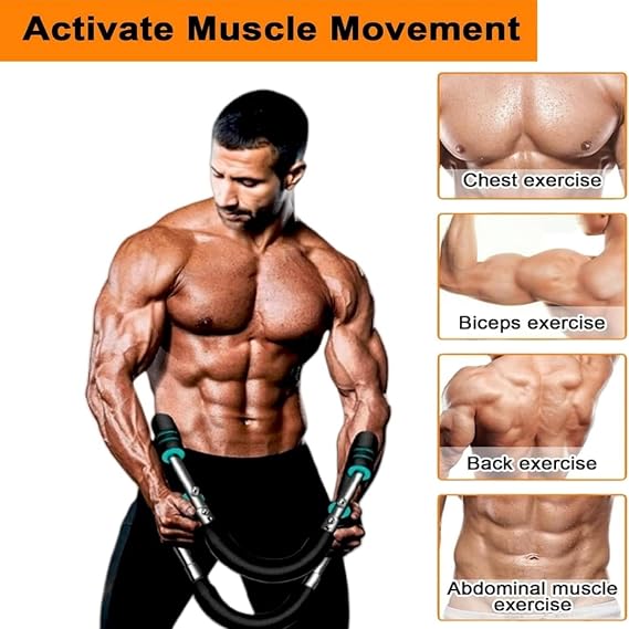 Twister Arm Trainer, Adjustable Forearm Strengthener Arm Exercise Equipment Power Twist Arm Trainer Portable Spring Resistance for Home Workout Equipment Workout Rope (B)