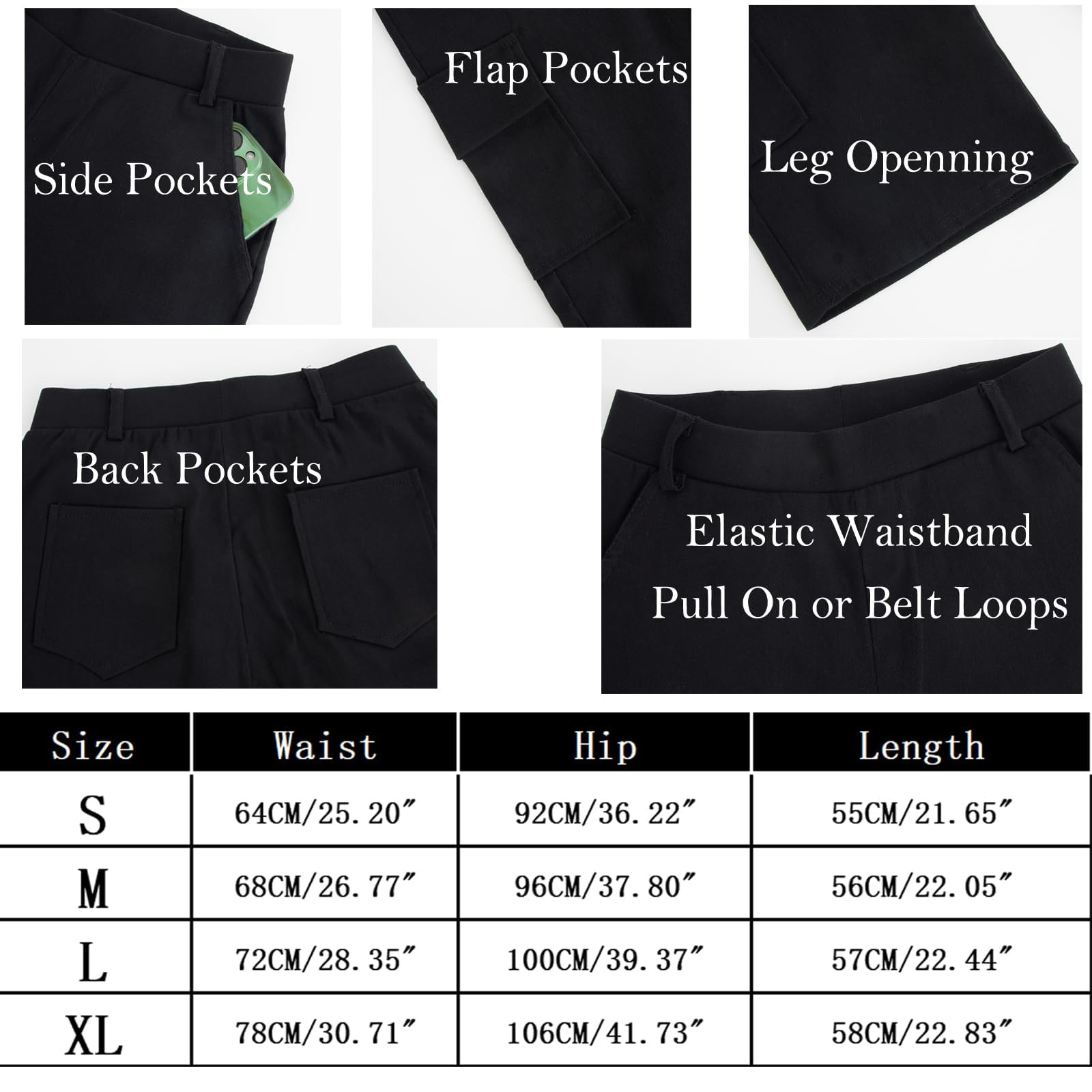Nuofengkudu Petite Cargo Pantalones Cortos Mujer Bolsillos Elasticos Cintura Alta Shorts Pantalon Deportivo Combat Moda Adolescente Y2K Streetwear