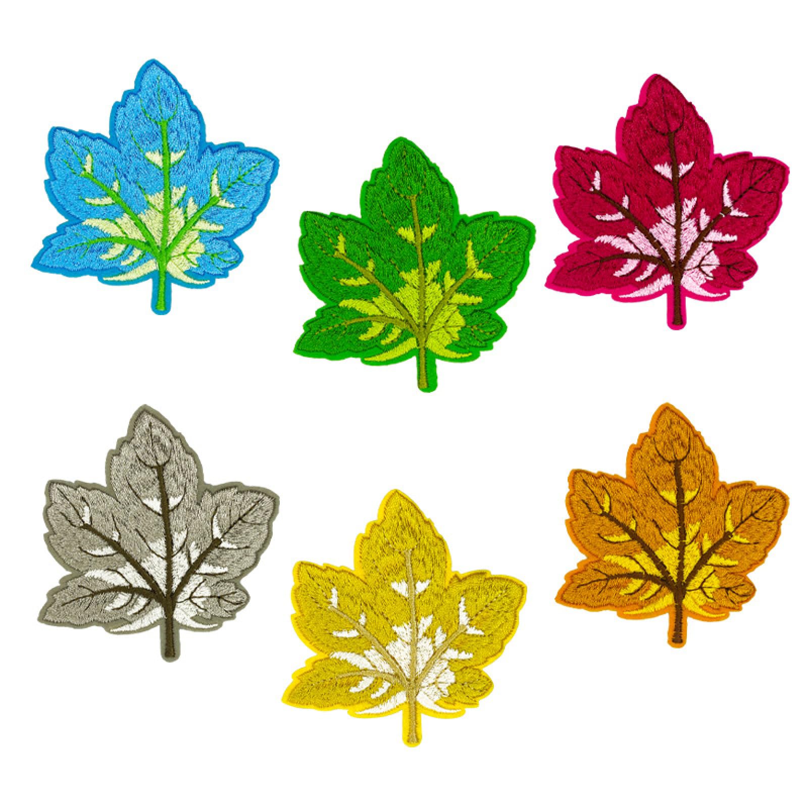 Patch Ecusson Thermocollant Feuille De Cannabis 3,50 X 3,50 Cm