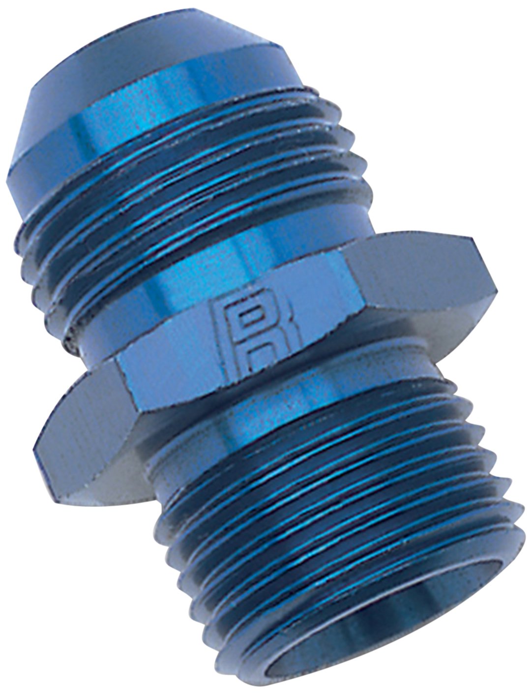 Adaptador de montaje Russell 670570 en aluminio anodizado para conexion segura de combustible