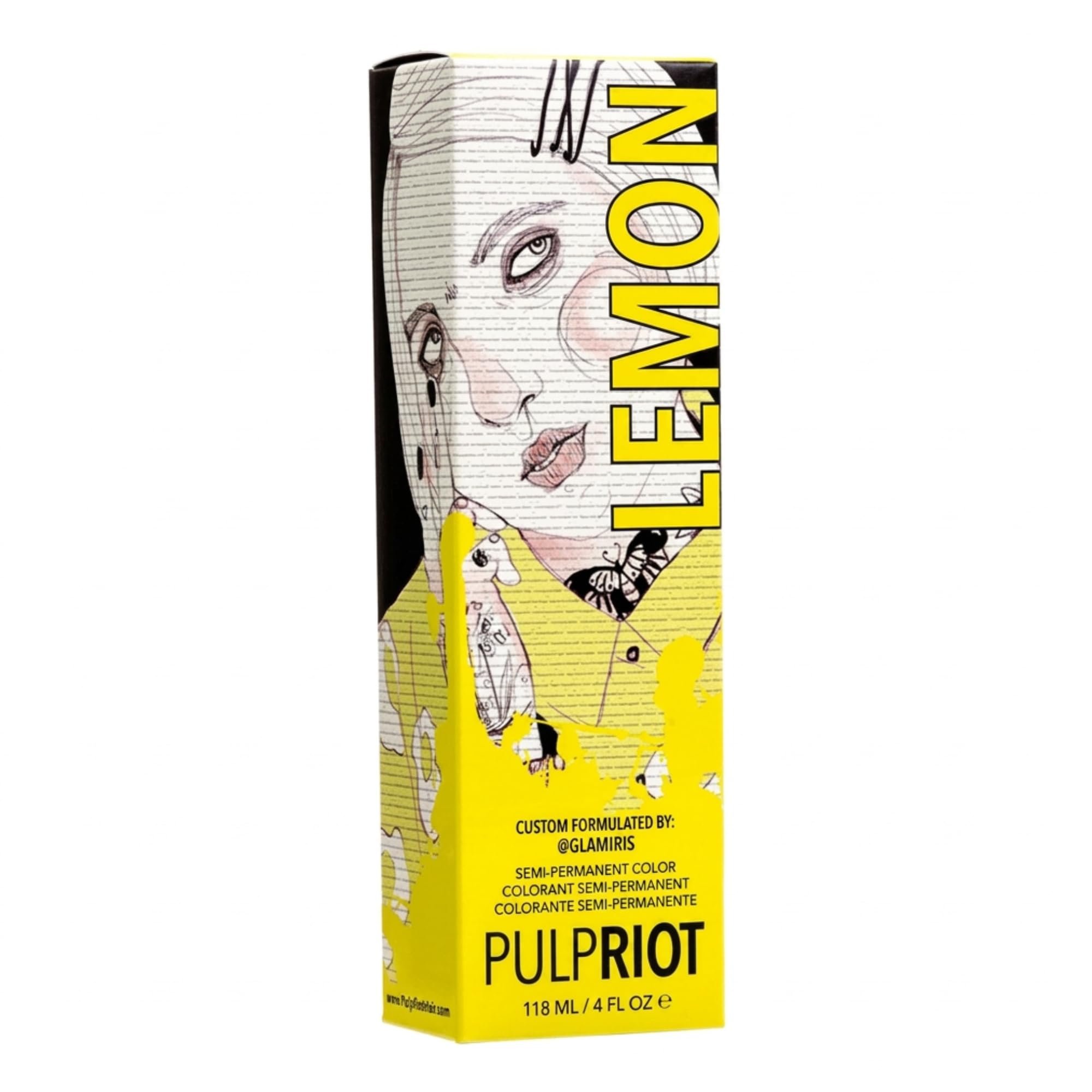 Pulp Riot Semi-Permanent Hair Color 118ml - Lemon