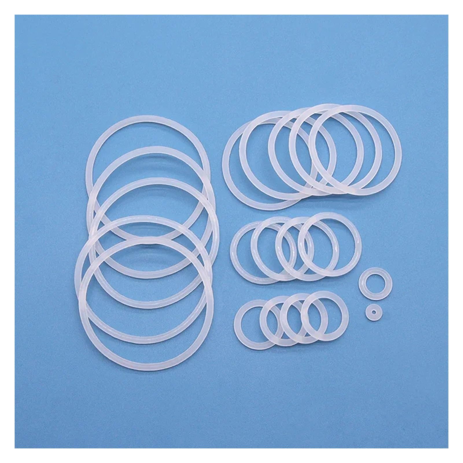 Rubber O-ring afdichtingspakkingen, 2 mm draaddiameter, 91 Rubber O-ring afdichtingspakkingen, 2 mm draaddiameter, 91