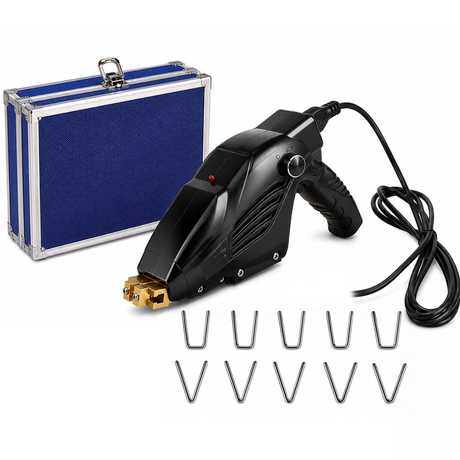 vnmudzeo Mobile Tire Service Electric Groover - 400W,3-Level Adjustable Power,2-10mm Cutting Width,9-14mm Depth,10 U/V Blades for On-Site Repair