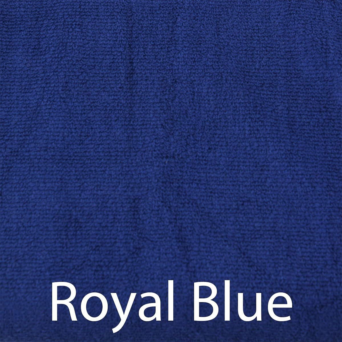 BambooMN Luxury Spa Hand Towel - 535 GSM 70% Bamboo Rayon 30% Cotton - 2 Units - Royal Blue