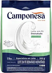 Camponesa - Leite em Pó Desnatado Instantâneo Rico em Vitaminas 500g