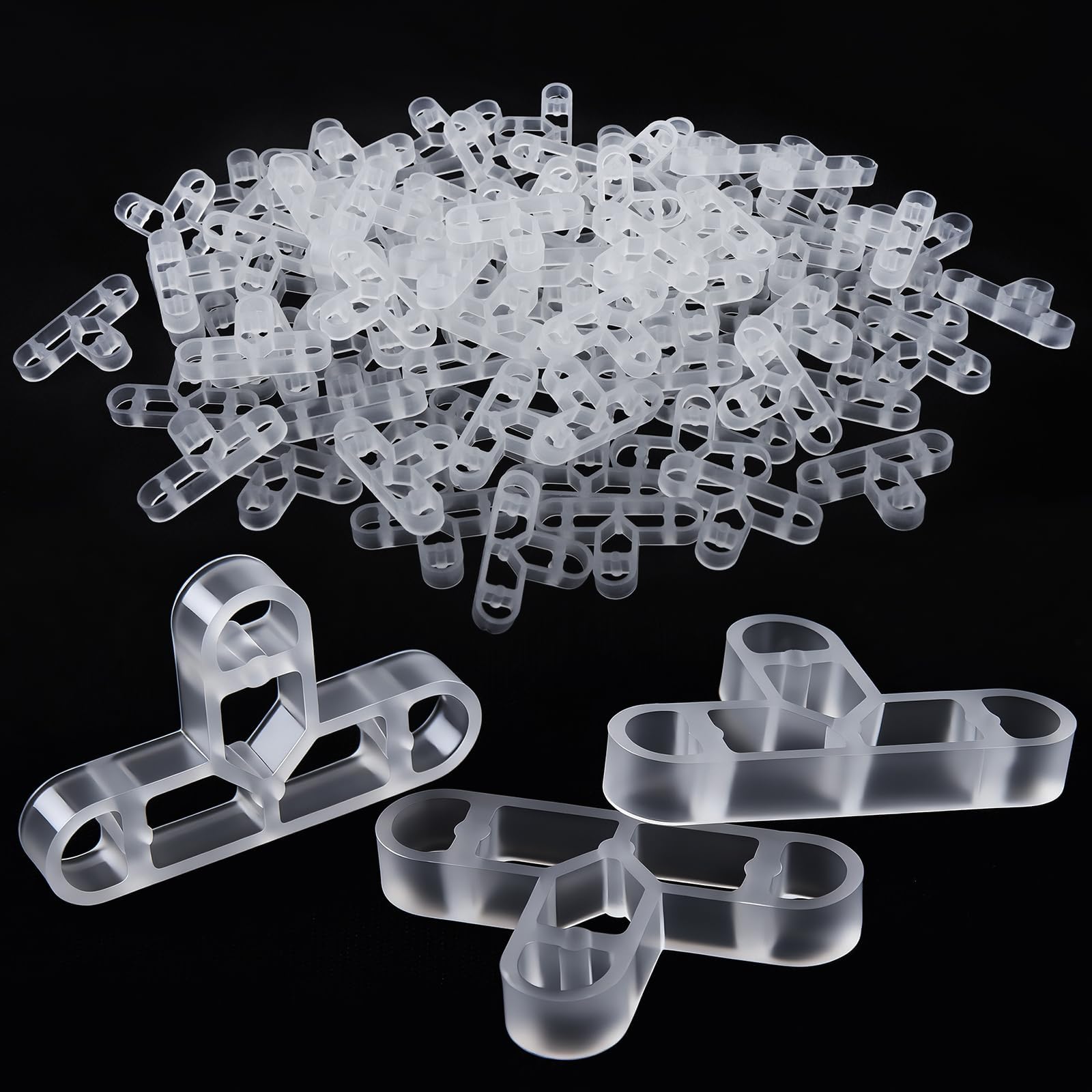 - 10mm 3/8 Inch 200 Pcs Tile Spacers Brick Wall Separator Thin Brick Veneer Tools