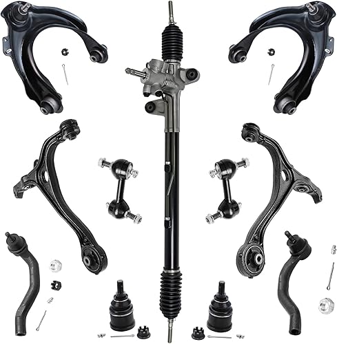 Miniatura 174 de Detroit Axle - Kit de suspensión frontal de 10 piezas para Ford Ranger Mazda B2300 B2500 B3000 B4000, 2 brazos de control superiores, 2 rótulas