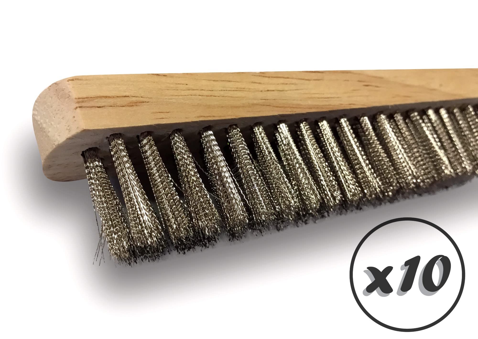 Kibros Lot 10 brosses fines bijoutier garnissage acier nettoyage bijoux