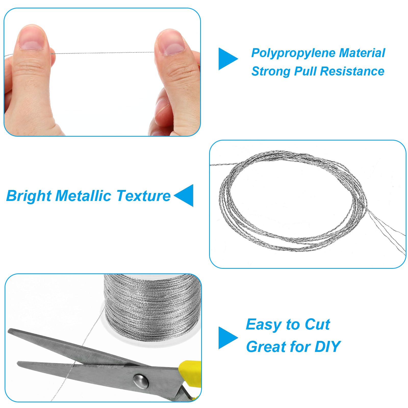 PATIKIL 100m/109yards Metallic Cord - Image 3