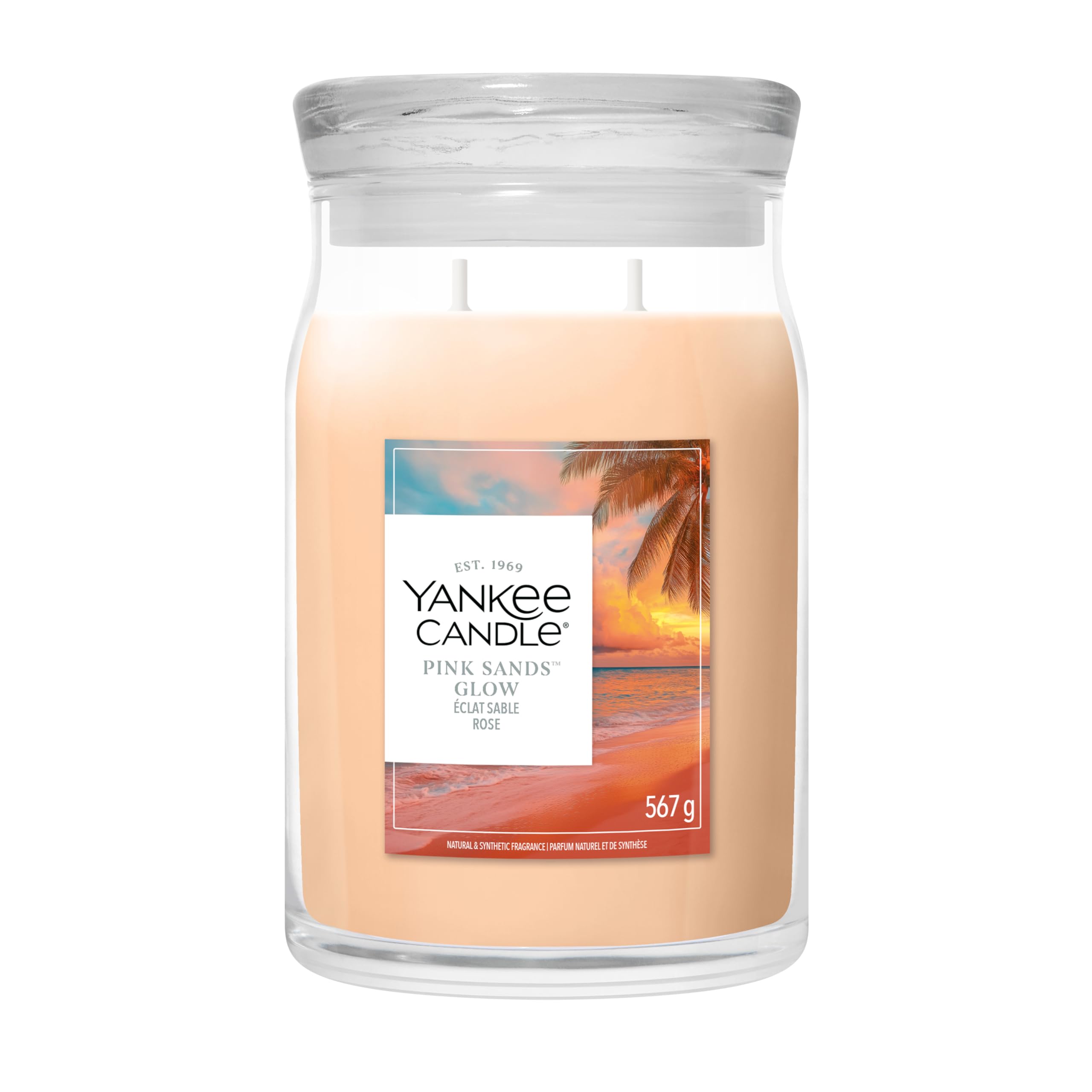 Yankee Candle Pink Sands Glow Large Jar