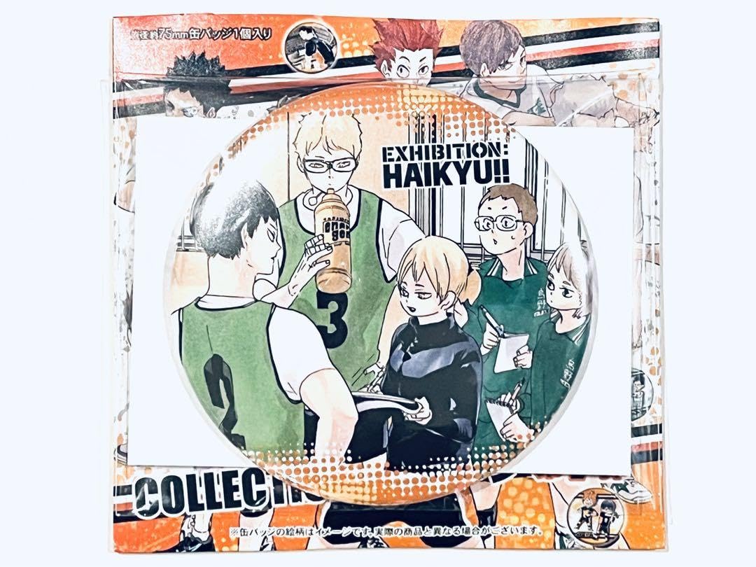 Amazon.co.jp: ハイキュー コレクション缶バッジ第7弾 3年影山&月島 