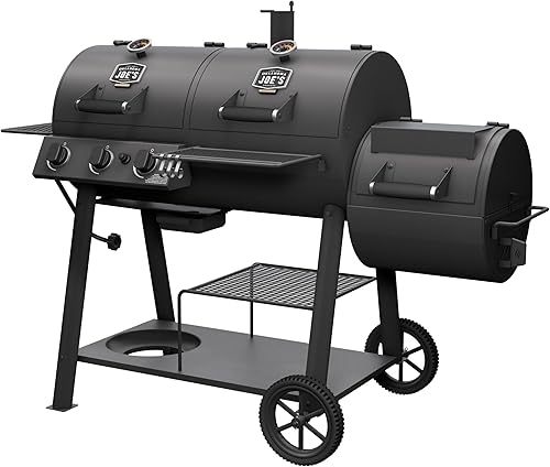 Miniatura 5 de Oklahoma Joe's Canyon Combo 24203004 - Ahumador de carbón y gas, color negro