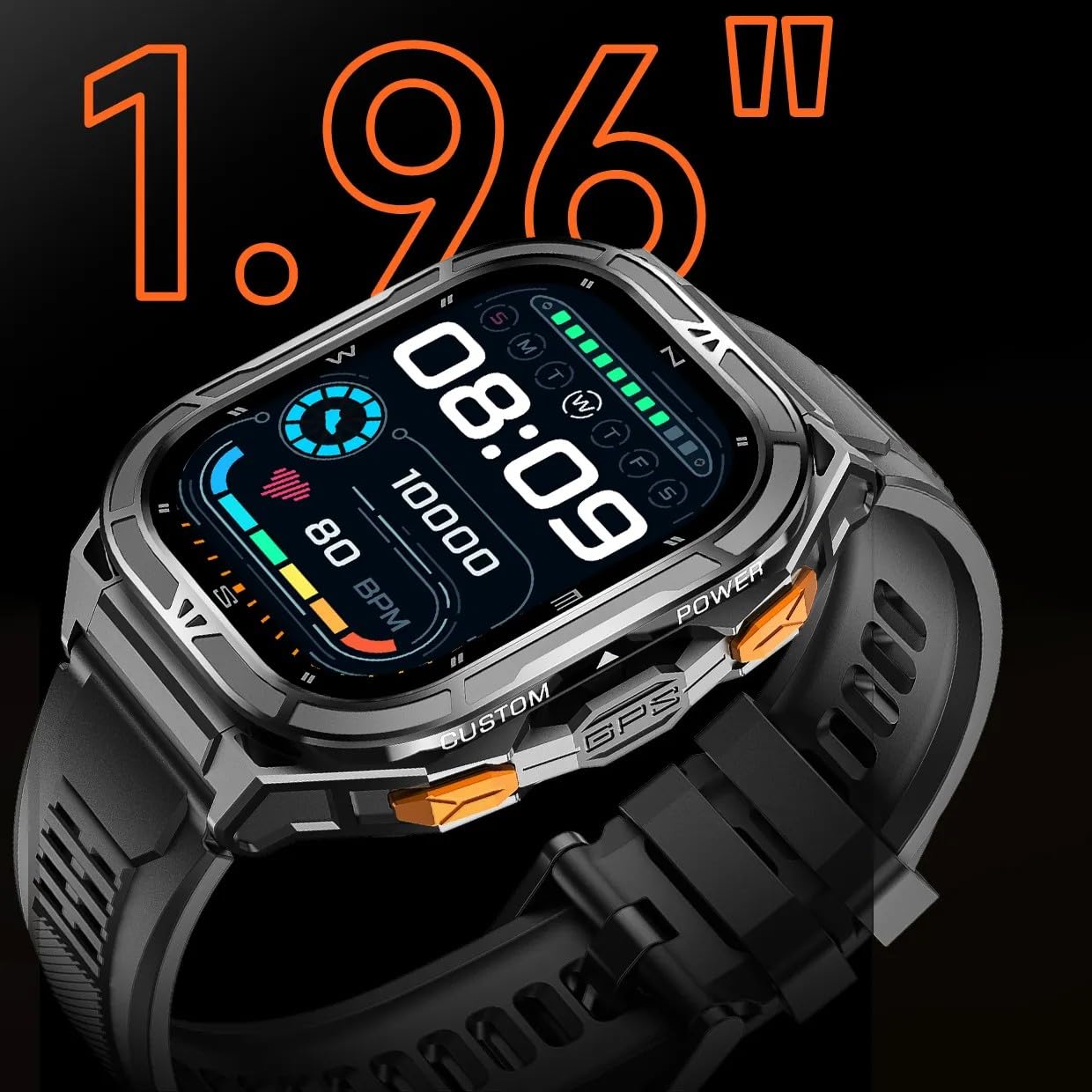 Notkraft TitanX5 Die Unzerstörbare Smartwatch(Silver)
