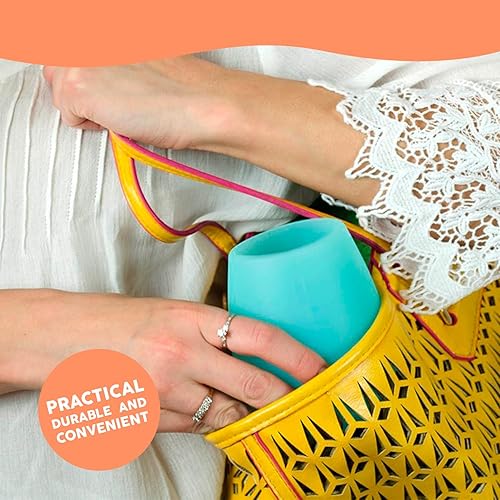 Miniatura 10 de Copas de vino con la bandera de Estados Unidos, 100% silicona, 12 onzas, juego de 4 unidades, solo tazas