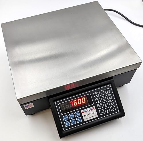 Pennsylvania 7600-50 Báscula de conteo de alta resolución (50 libras x 0.005, plataforma de 12 x 14 pulgadas)